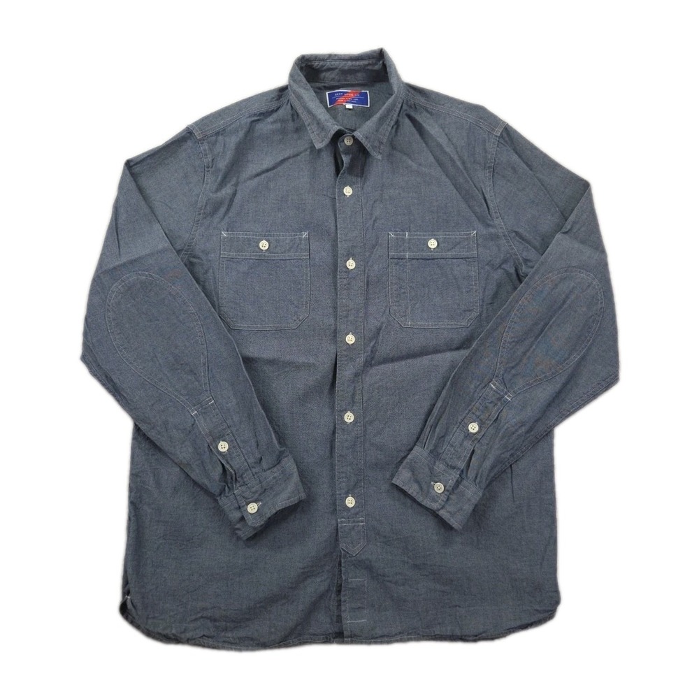 Best Made Co Chambray Shirt Mens Large Button Up Long Sleeve
